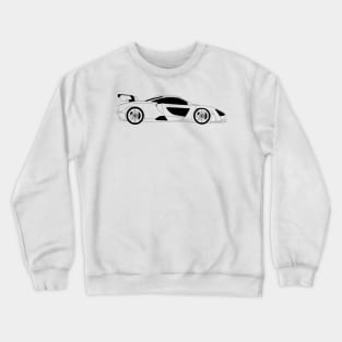 Senna Black Outline Crewneck Sweatshirt